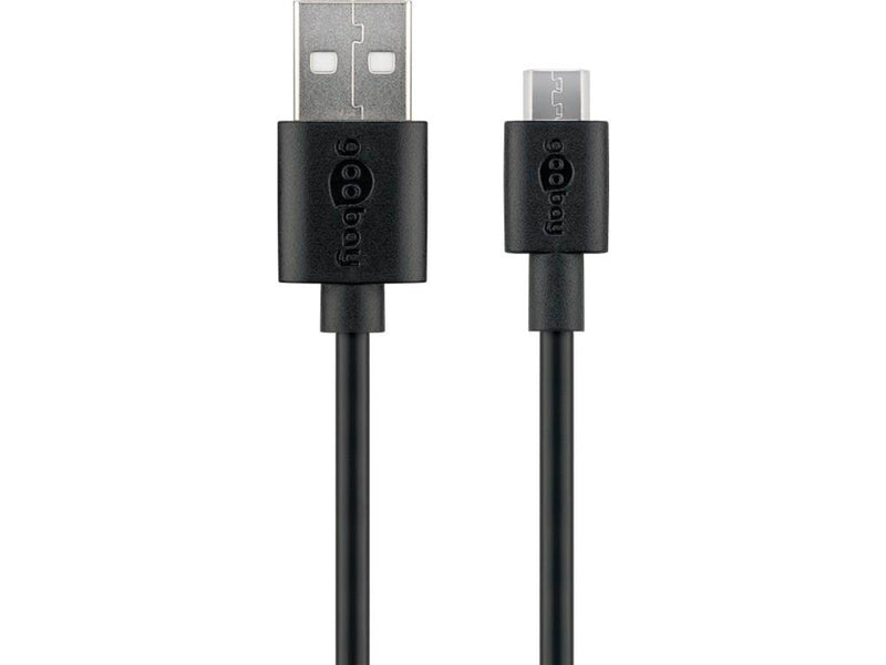 Pro USB-A - USB Micro-B - 1m - Schwarz
