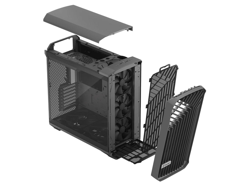 Fractal Design Torrent - Gray TG Light Tint - Gehäuse - Miditower - Grau