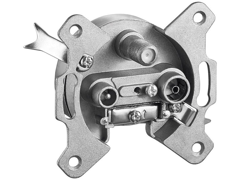 Pro 3-way antenna end wall socket