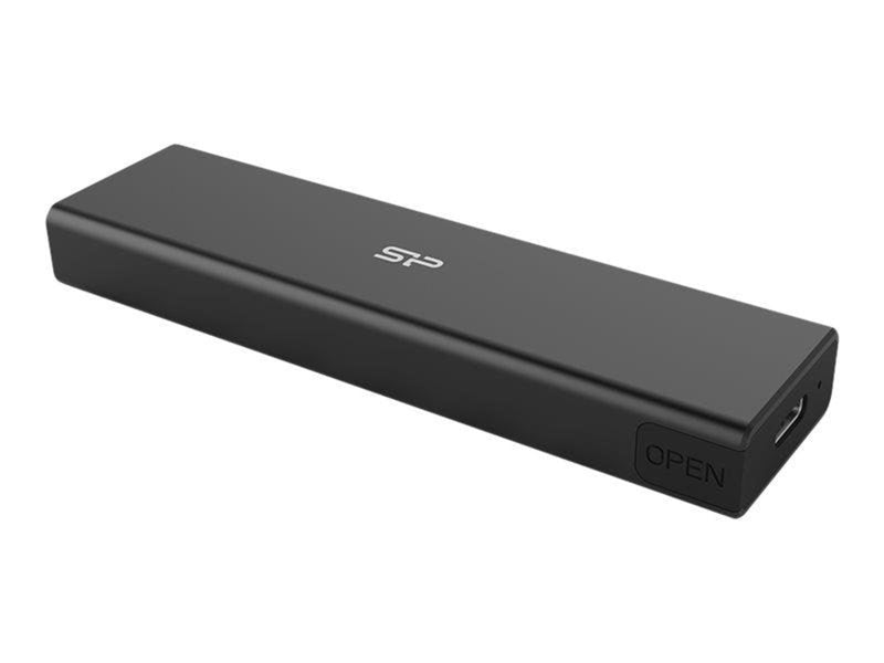 Silicon Power PD60 - storage enclosure - M.2 NVMe Card - USB 3.2 (Gen 2)