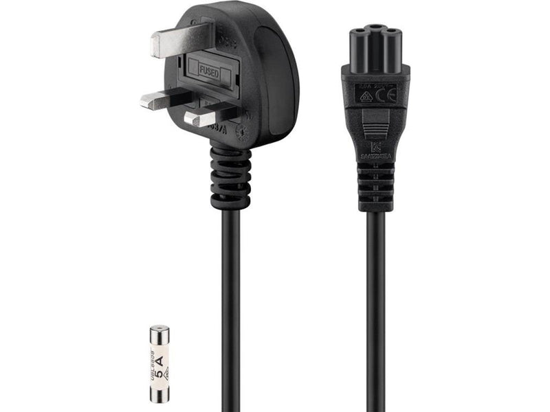 Pro UK - appliance connection cord 1.8 m black
