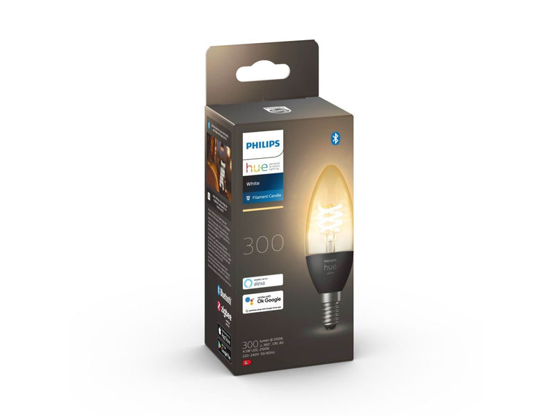Philips Hue White Filament E14 B39 Candle Light - 1-pack