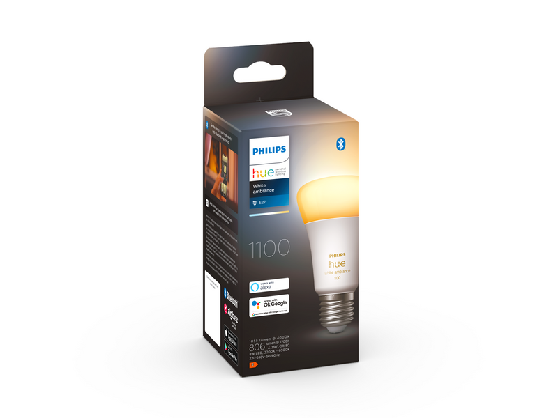Philips Hue White Ambiance A60 E27 1100 Lumen - 1-Pack