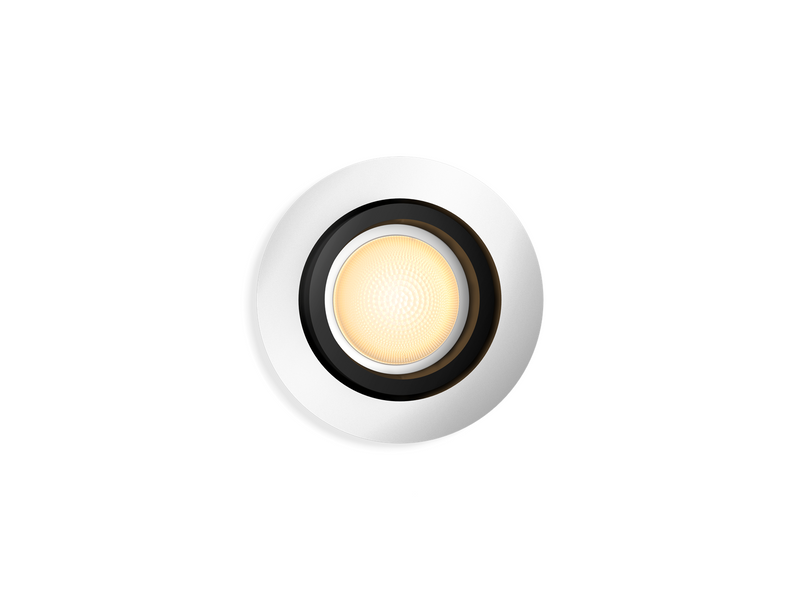 Philips Hue Milliskin Recessed Spotlight Round - Aluminium