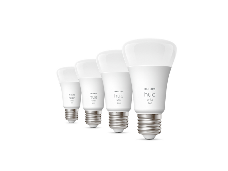 Philips Hue White A60 E27 806 Lumen - 4-Pack