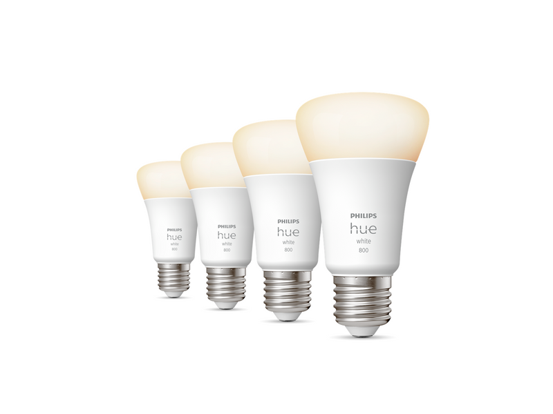 Philips Hue White A60 E27 806 Lumen - 4-Pack