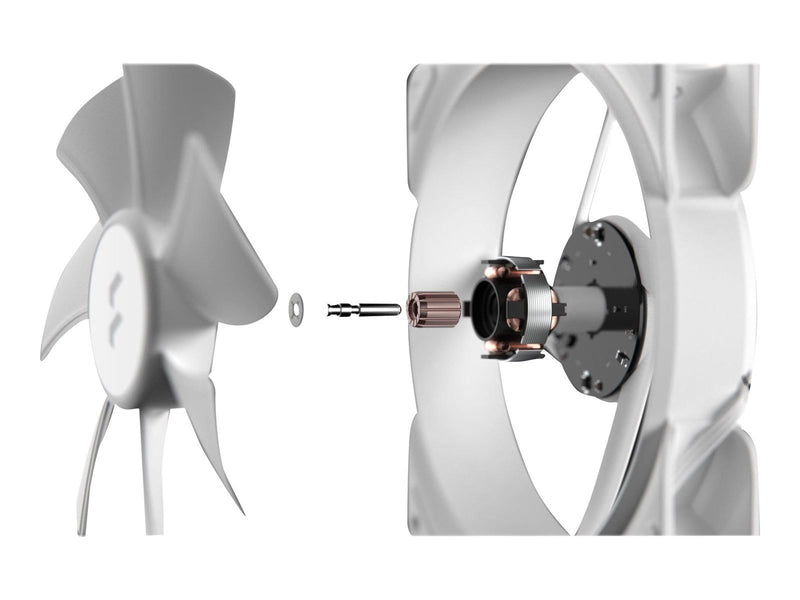 Fractal Design Aspect 12 - Gehäuselüfter - 120mm - Weiß