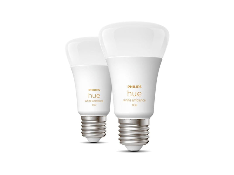 Philips Hue White Ambiance A60 E27 806 Lumen - Doppelpack