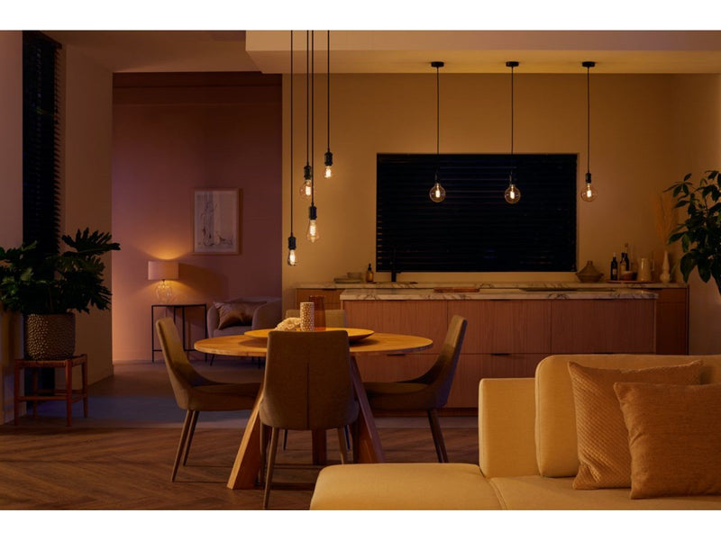 Philips Hue G125 E27 Giant Globe Glas mit Glühfaden