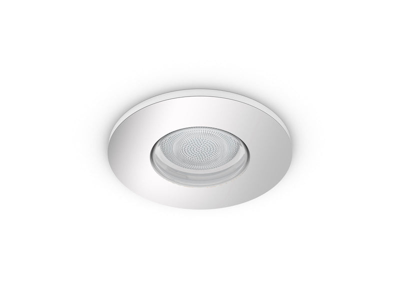 Philips Hue Adore Bathroom Recessed Downlight - with Hue Dimmer switch