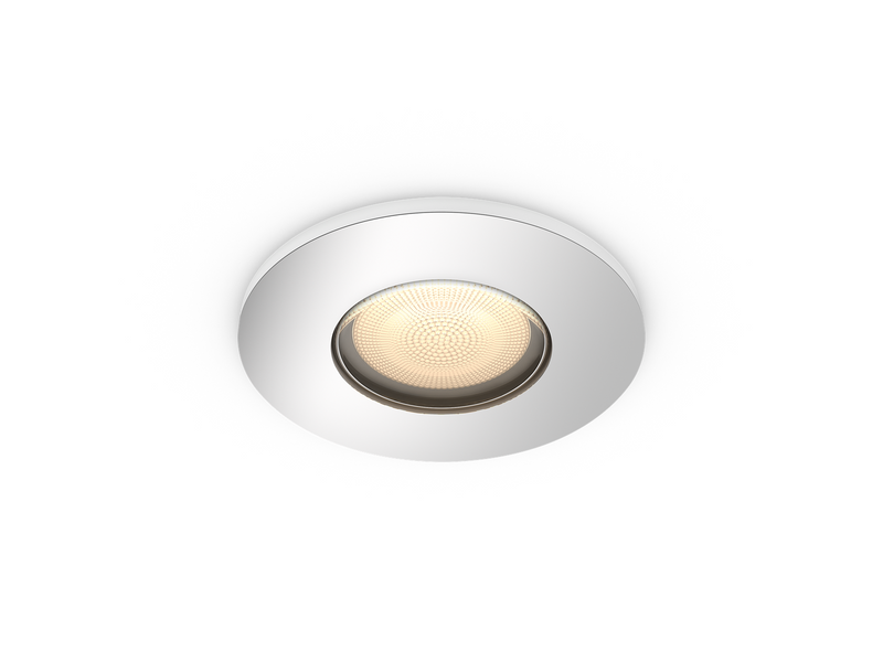 Philips Hue Adore Bathroom Recessed Downlight - with Hue Dimmer switch