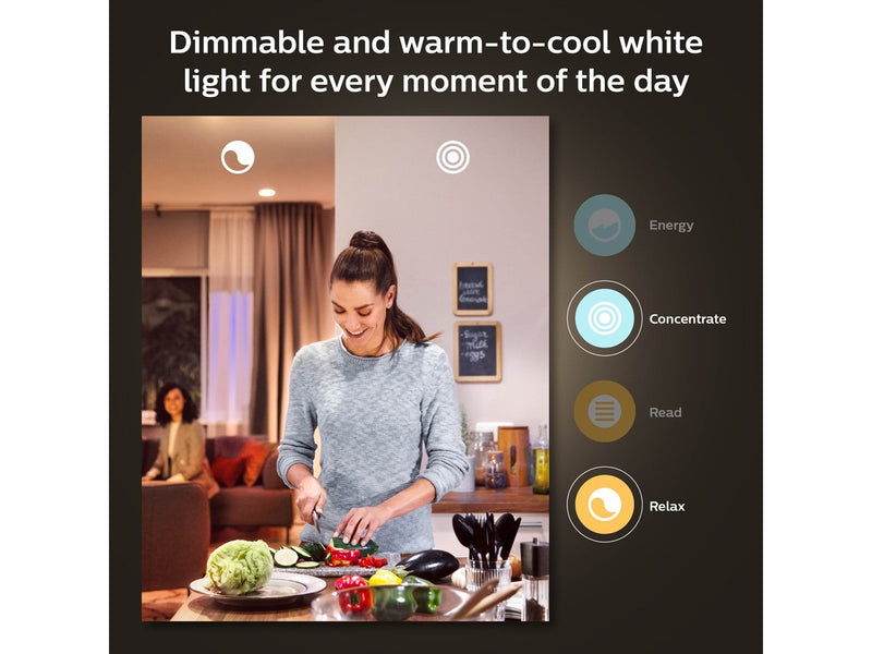 Philips Hue White Ambiance A60 E27 1100 Lumen - 2-Pack