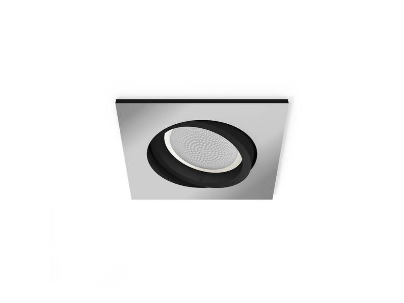 Philips Hue Centura Recessed Spotlight Square - Aluminium
