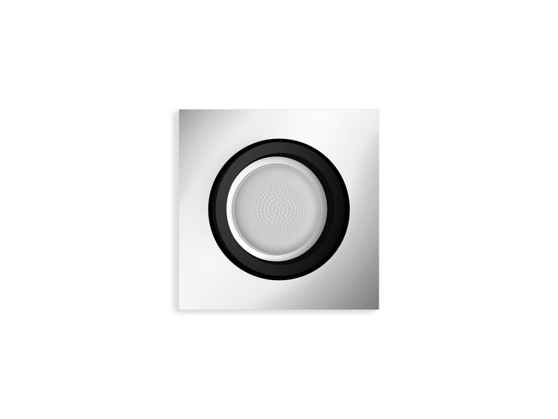 Philips Hue Centura Recessed Spotlight Square - Aluminium