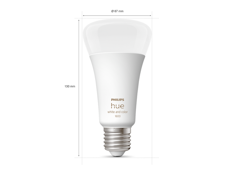 Philips Hue Color A67 E27 1600 Lumen - 1-Pack