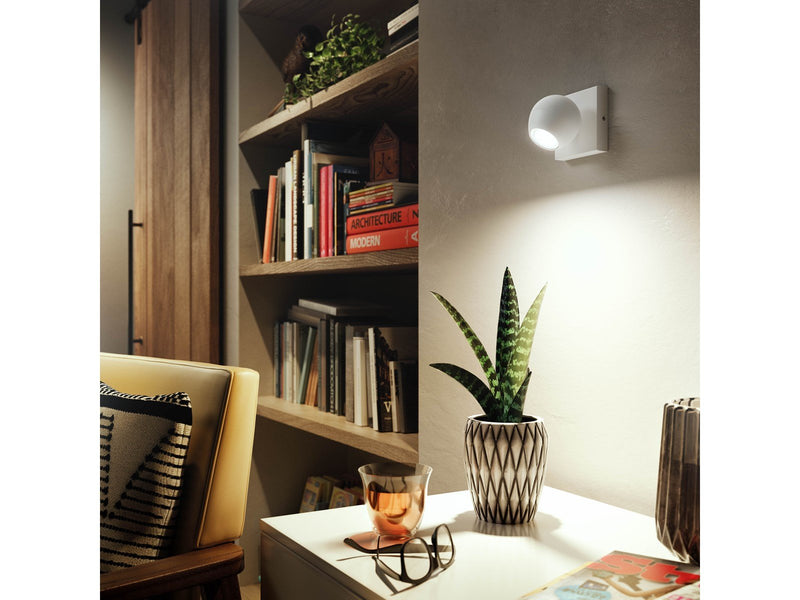 Philips Hue Buckram Single Spotlight - White