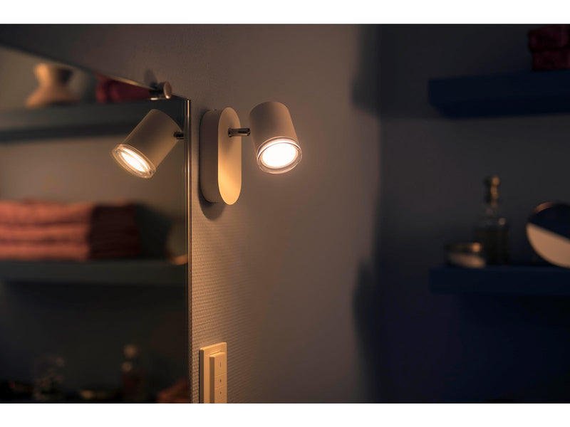 Philips Hue Adore Bathroom Single Spotlight - White