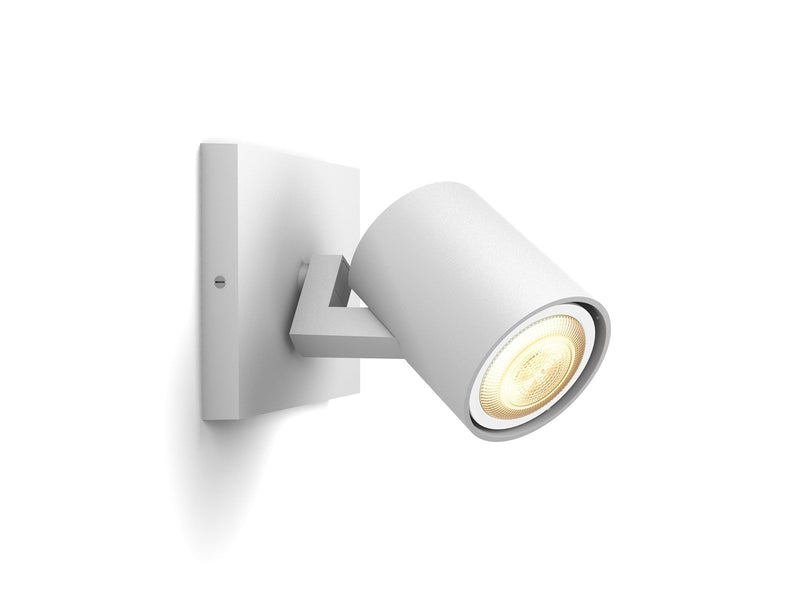 Philips Hue Runner Single Spotlight - White - With Dimmer Switch