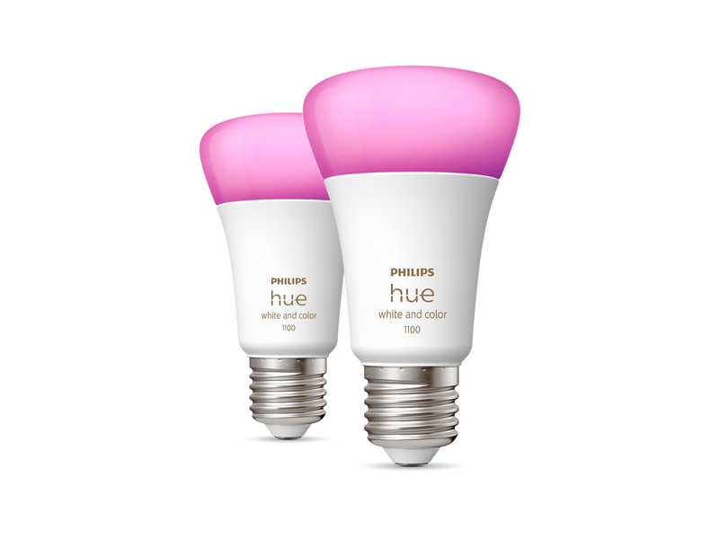 Philips Hue Color A60 E27 1100 Lumen - Doppelpack