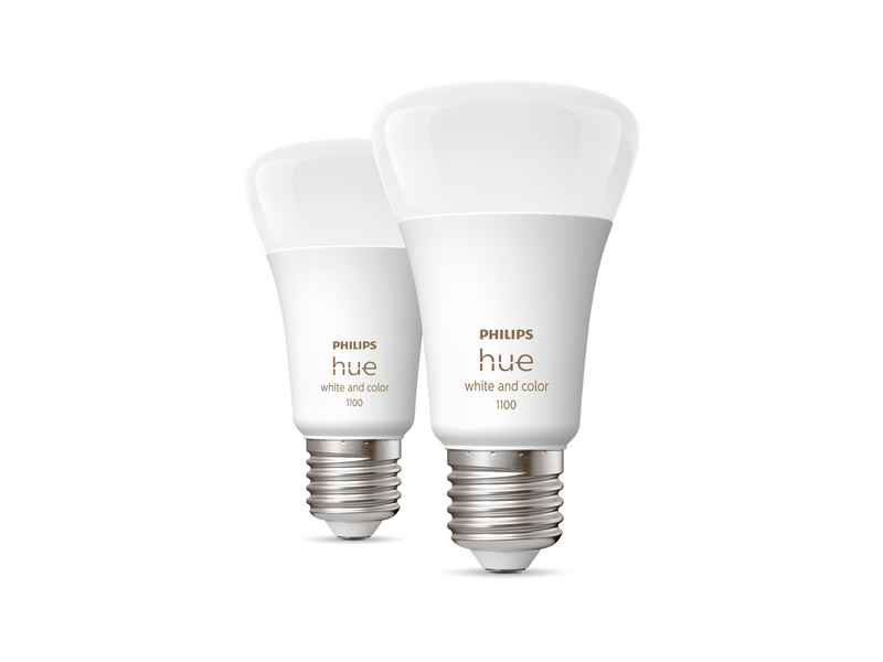 Philips Hue Color A60 E27 1100 Lumen - Doppelpack