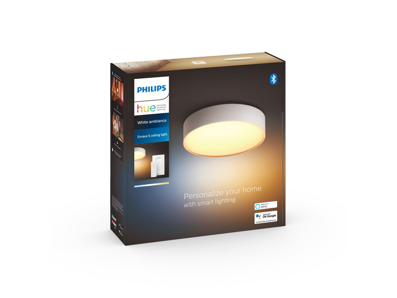 Philips Hue Enrave, kleine Deckenleuchte (Weiß)