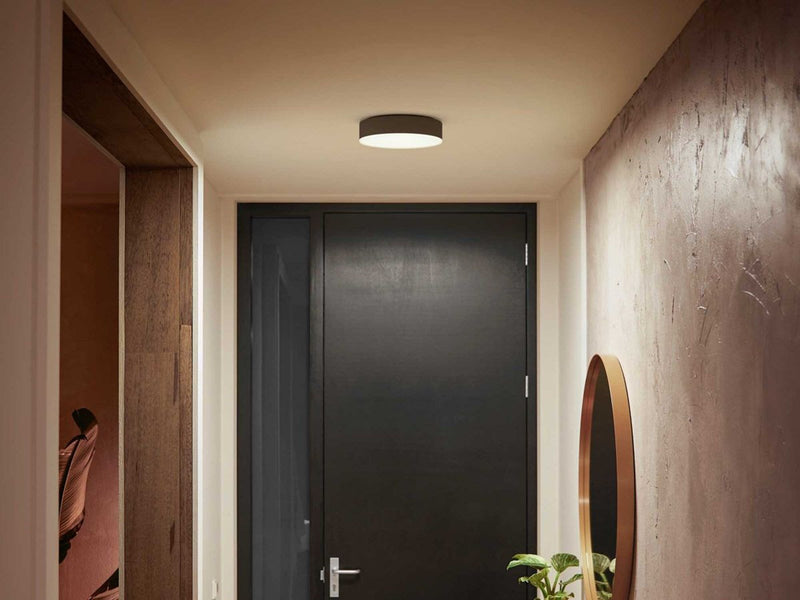 Philips Hue Enrave Small Ceiling Lamp - Black
