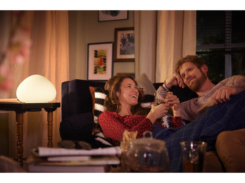 Philips Hue Wellner Table Lamp - White - With Dimmer Switch