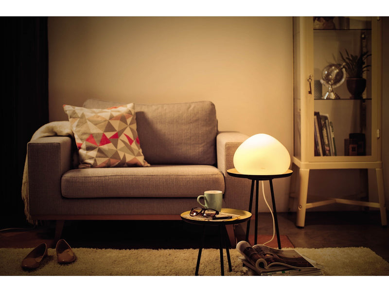 Philips Hue Wellner Table Lamp - White - With Dimmer Switch