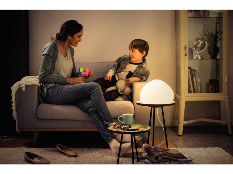 Philips Hue Wellner Table Lamp - White - With Dimmer Switch
