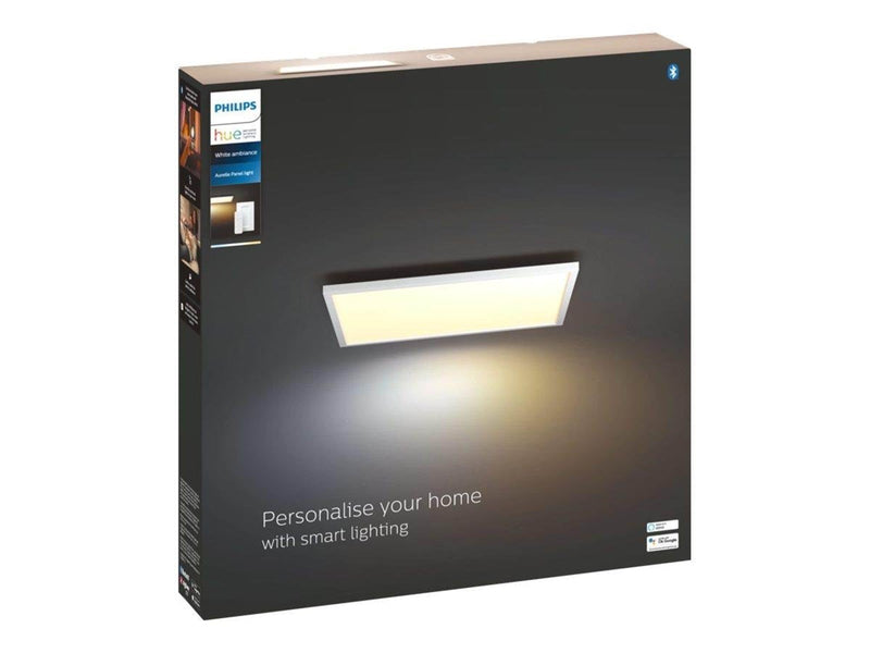 Philips Hue Aurelle Quadratische Panelleuchte, 30cm (Weiß)