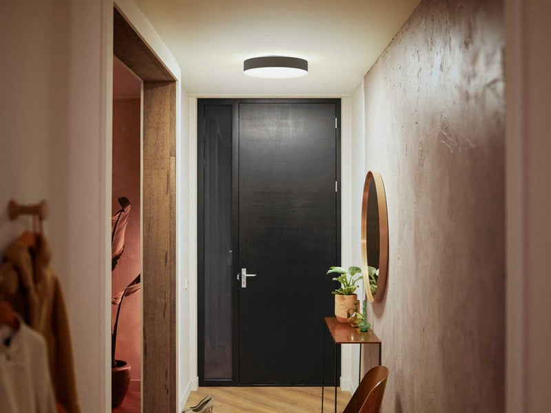 Philips Hue Enrave, mittelgroße Deckenleuchte (Schwarz)