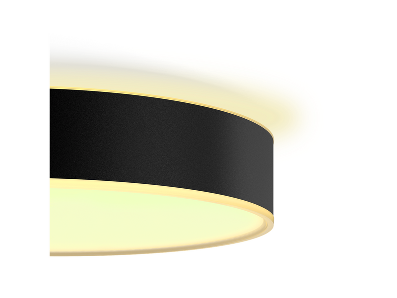 Philips Hue Enrave, mittelgroße Deckenleuchte (Schwarz)