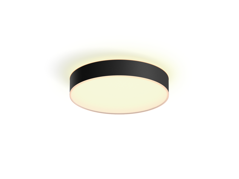 Philips Hue Enrave, mittelgroße Deckenleuchte (Schwarz)