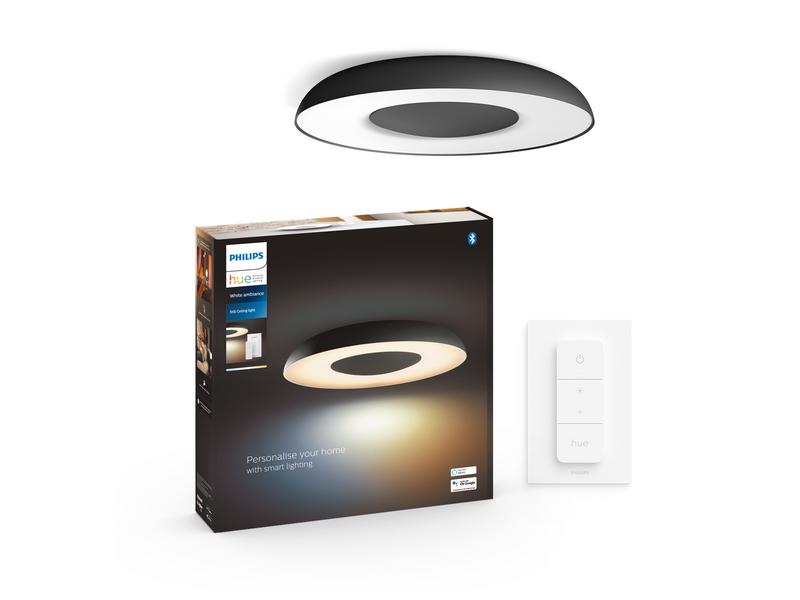 Philips Hue Still Plafond Ceiling Light - Black