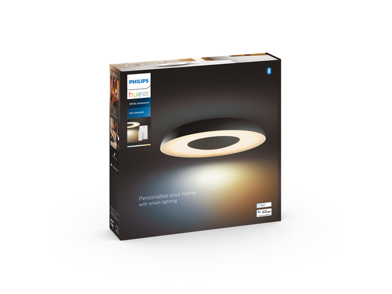 Philips Hue Still Plafond Ceiling Light - Black