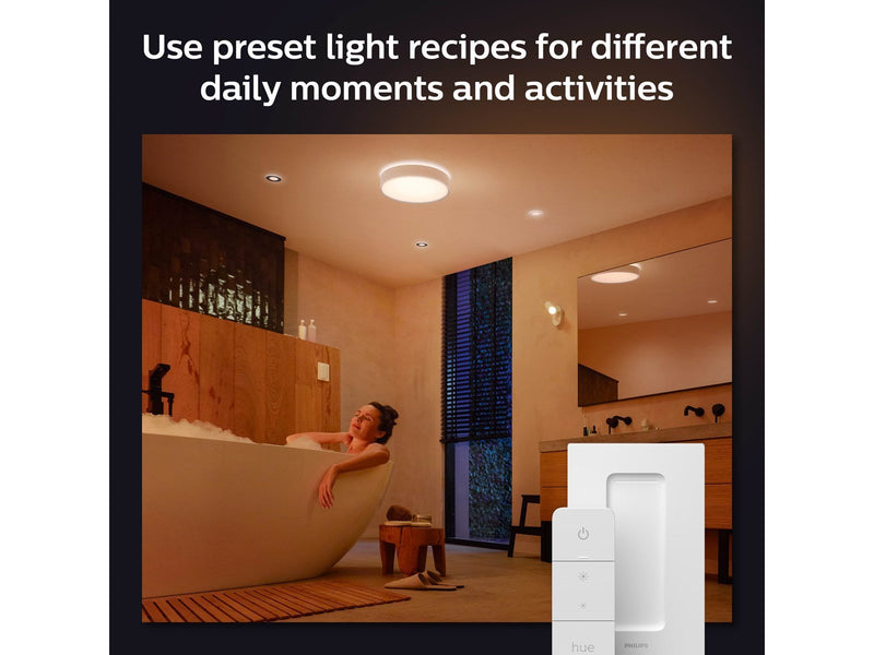 Philips Hue Devere Medium Ceiling Lamp - White