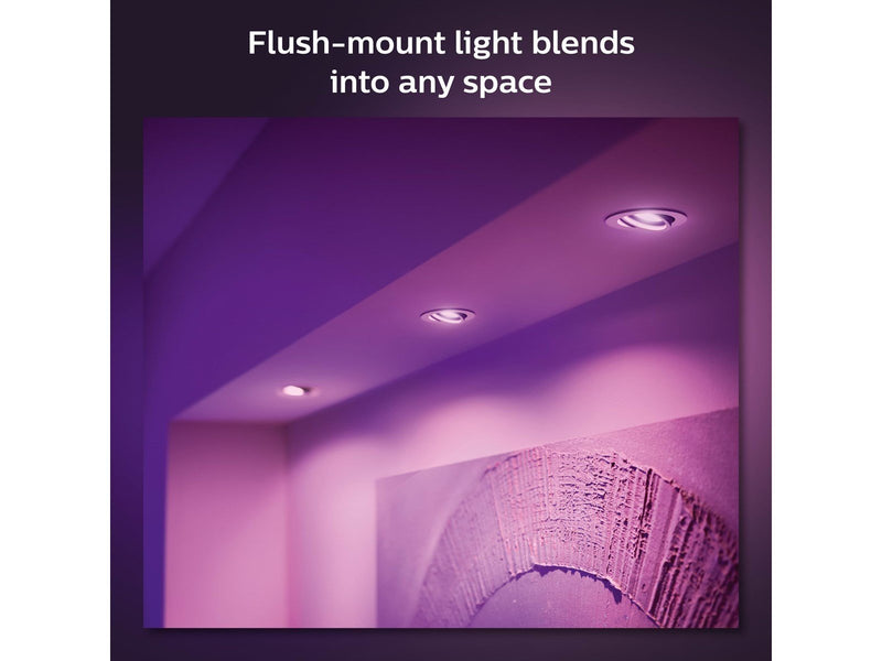 Philips Hue Centura Einbauspot 3er-Pack (Weiß)