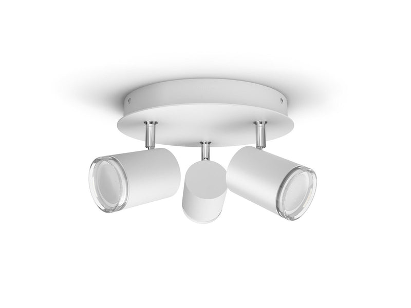 Philips Hue Adore Bathroom Ceiling Tripple Spotlight - White