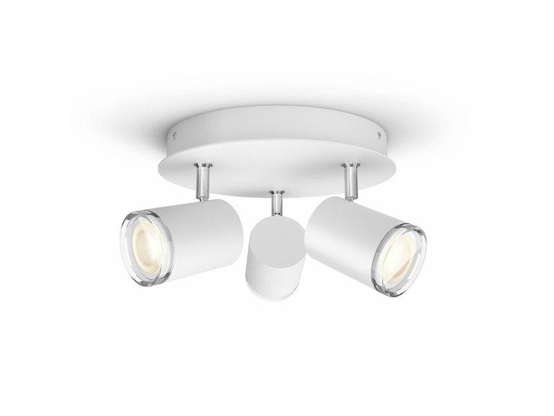 Philips Hue Adore Bathroom Ceiling Tripple Spotlight - White