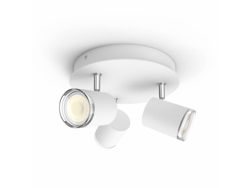 Philips Hue Adore Bathroom Ceiling Tripple Spotlight - White