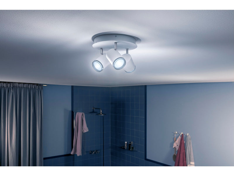 Philips Hue Adore Bathroom Ceiling Tripple Spotlight - White