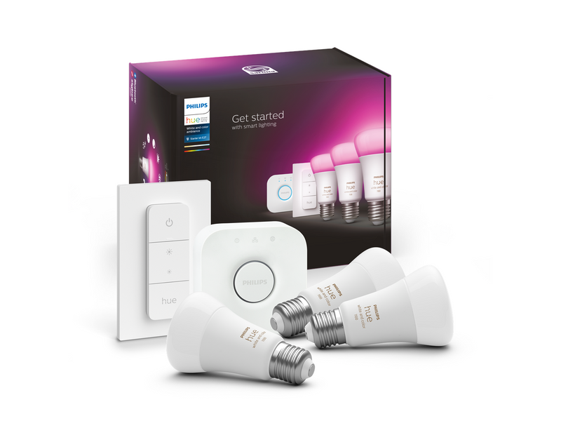 Philips Hue Color A60 E27 1100 Lumen - Starter Kit With 3 Bulbs