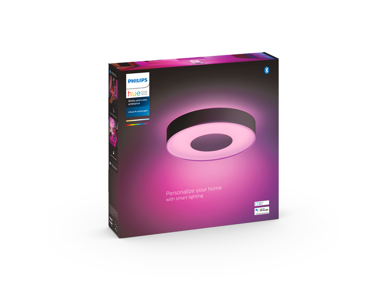 Philips Hue Infuse Medium Ceiling Plafond Light - Black