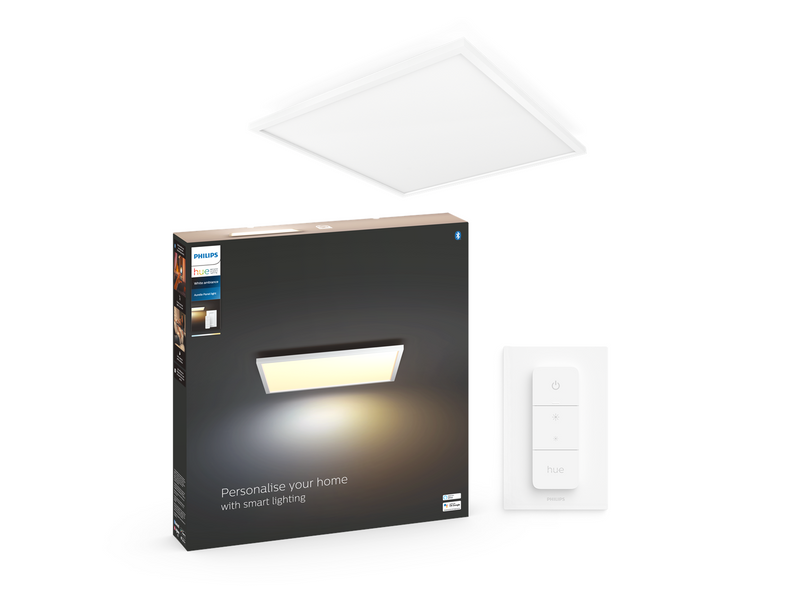 Philips Hue Aurelle Large Square Ceiling Panel Light - White