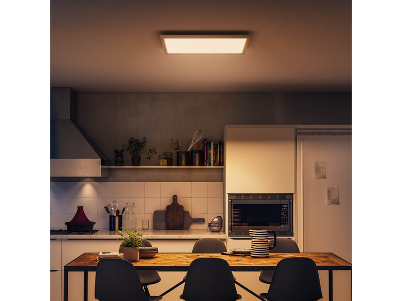 Philips Hue Aurelle Large Square Ceiling Panel Light - White