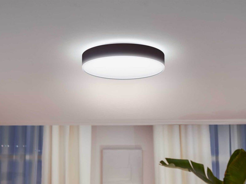 Philips Hue Enrave, große Deckenleuchte (Schwarz)