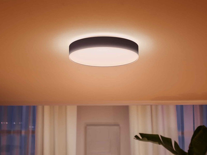 Philips Hue Enrave, große Deckenleuchte (Schwarz)