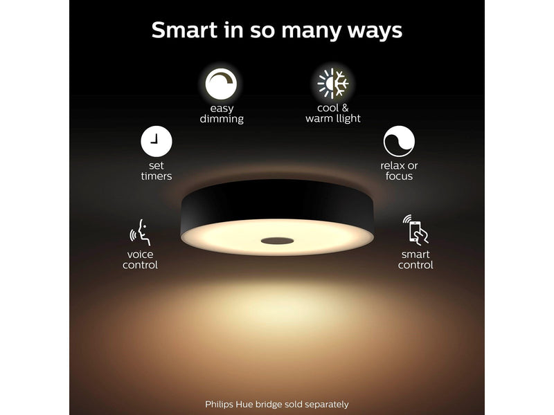 Philips Hue Fair Plafond Ceiling Light - Black