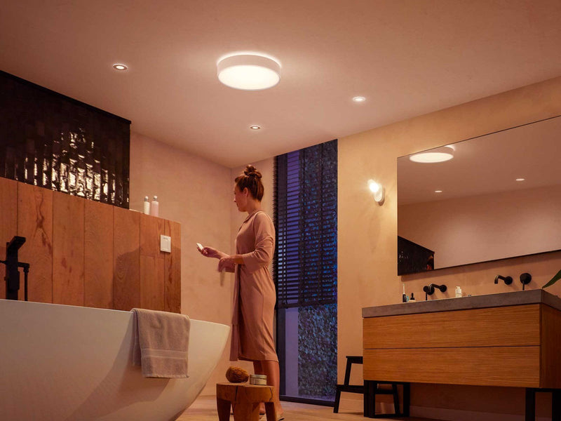 Philips Hue Devere Large Ceiling Lamp - White