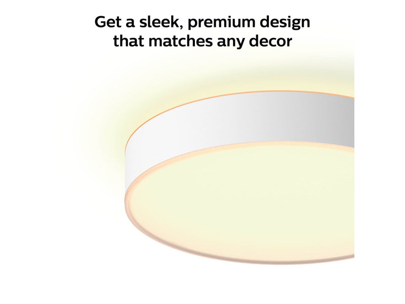 Philips Hue Devere Large Ceiling Lamp - White